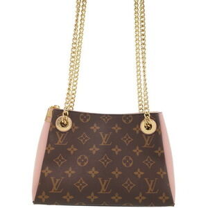 Louis Vuitton Monogram Leather Brown Surenne Chain Shoulder Bag